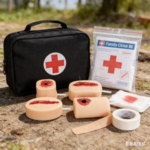 Modèle d'entraînement à l'hémostase <span class=keywords><strong>des</strong></span> plaies traumatiques - Simulateur réaliste de plaie saignante pour <span class=keywords><strong>la</strong></span> <span class=keywords><strong>formation</strong></span> en urgence médicale - Product Image 4