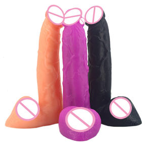 13,38'' dikke grote PVC realistische dildo anale massage seksspeeltjes gigantische grote zachte vrouwelijke masturbatie dildo lesbische man anale dilatatie - Product Image 3