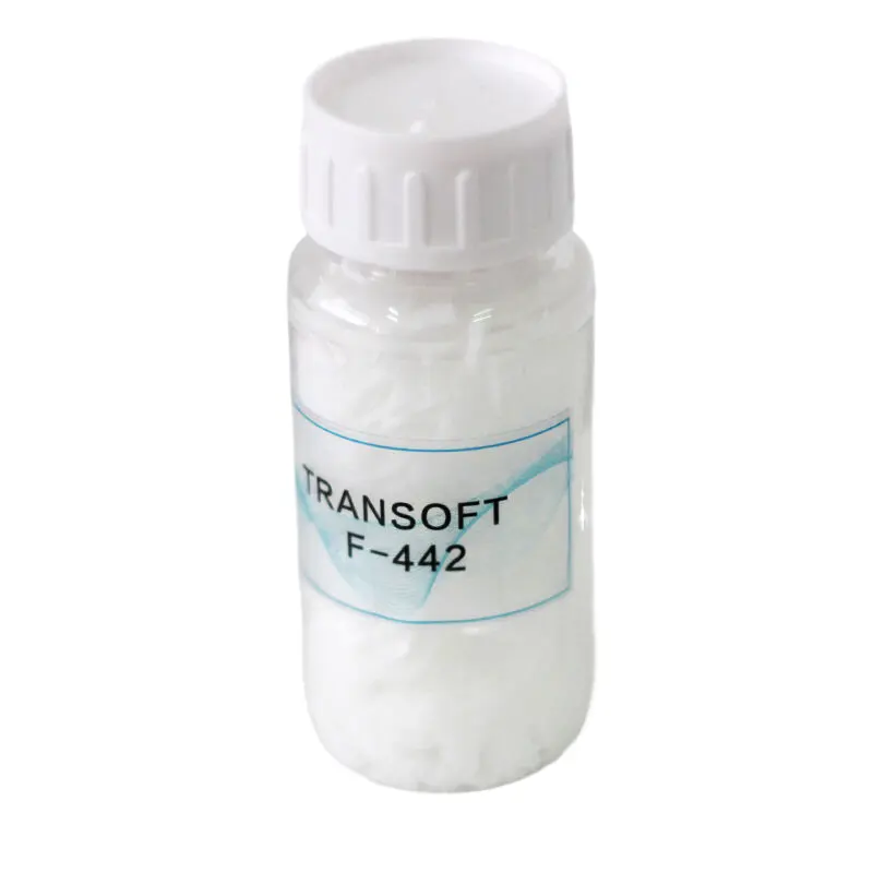 442はテキスタイル用の白色フレーク状固体脂肪酸エステル化合物柔軟剤フレークです