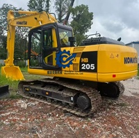 Excavatrices Komatsu HB205 d'occasion de haute qualité, excavatrice hydraulique d'origine Komatsu, engins de terrassement, performances exceptionnelles