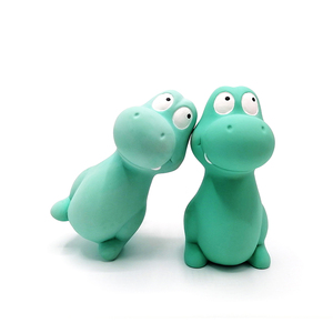 Jouet pour bébé dinosaure en caoutchouc naturel <span class=keywords><strong>Banby</strong></span> - Jouet doux fait main pour les bébés de 0 à 2 ans - Sourires coquins et moments ludiques - Product Image 1
