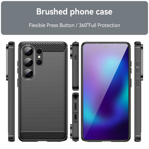 Coque de téléphone portable en fibre de carbone pour <span class=keywords><strong>Samsung</strong></span> Galaxy A17 A37 A57 5G, coques antichoc en TPU, S26 S26+ S26 Ultra, coque de protection - Product Image 3