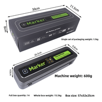 Imprimante de pochoir de tatouage thermique sans fil Spark Professional-Machine de transfert de conception d'écran couleur pour tatoueurs