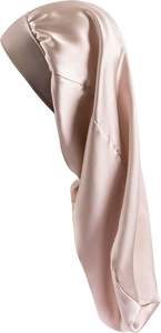 <b>Sleep</b> Silk <b>Bonnet</b> <b>for</b> Long Hair Super Soft 16 19 22 Momme 100% Silk Hair <b>Bonnet</b> With Custom Logo - Product Image 2