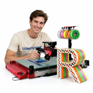 Professional 5-color <b>3D</b> <b>Printer</b> <b>3D</b> Channel Letter <b>Printer</b> With Auto Color Change for Advertising Signage Fabrication LED Letters - Product Image 1