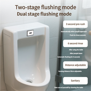 HLK infrarouge AC/DC bouclé capteur Intelligent dispositif de rinçage salle de bain urinoir Valve Machine avec transformateur de boîte de batterie - Product Image 4
