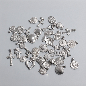 Dijes de Acero Inoxidable para Joyería DIY |   Diseños de Corazón, Estrella, Sol y Llave |   Accesorios que no se decoloran para manualidades - Product Image 3