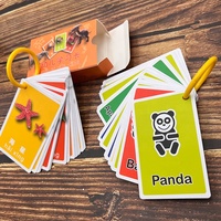 Jeux d'apprentissage de l'anglais pour enfants Cartes flash Mots chinois Cartes flash éducatives personnalisées