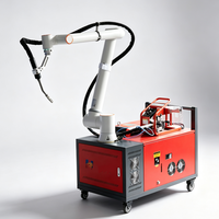 Robot de Soldadura Colaborativo de 6 Ejes CE, Programación Gratuita, Carga Útil de 5-10 kg, Motor con Caja de Cambios, Máquina de Soldadura MIG CO2
