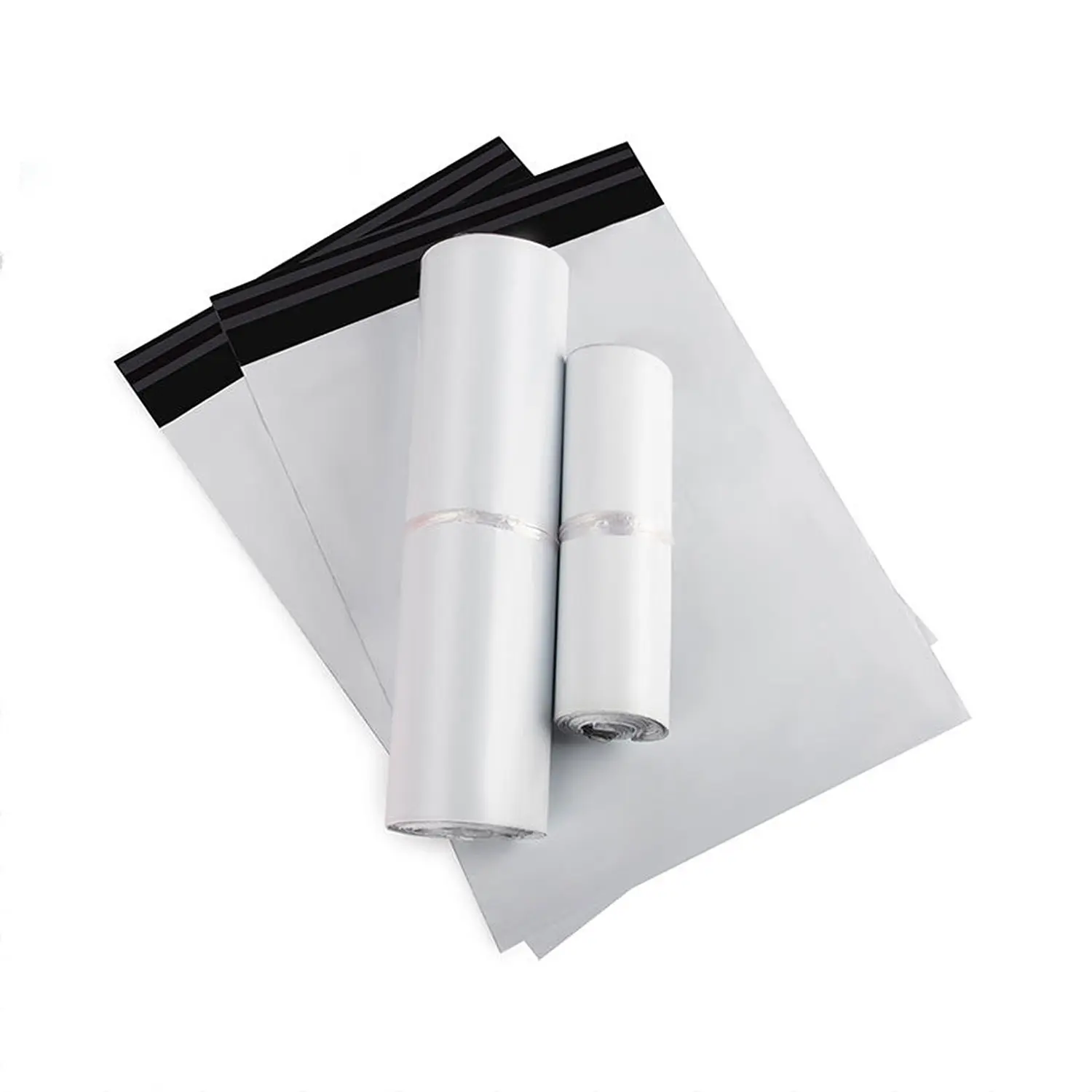 Gute Qualität Benutzer definierte Poly Mailer Bekleidung Poly Mailer Material PE Weiß Kunststoff Big Courier Polybag Mailing Taschen für Kleidung