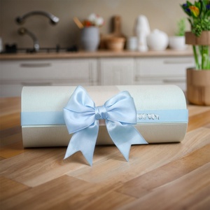 โบว์ริบบิ้นขนาดเล็กงานตามสั่ง50ชิ้นราคาโรงงานผลิตจากผ้าซาตินโพลีเอสเตอร์สำหรับห่อของขวัญประจำวัน - Product Image 6