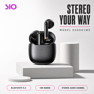 Écouteurs avec son stéréo 5.3, portée de transmission de 10 m, pour conférences, réunions, podcasts, trajets quotidiens, appels et audiobooks - Product Image 1
