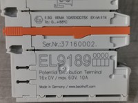 Lot d'équipements électriques 2 pièces EL9189 Bornier de distribution de potentiel - Neuf sans boîte Produits PLC