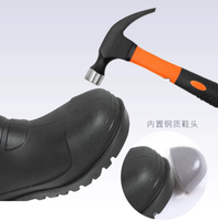 Botte de sécurité imperméable en PVC Portwest FW95 S5, résistante aux acides, aux alcalis et aux produits chimiques, avec embout de protection en acier, conforme à la norme ASTM