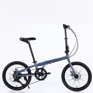 Bicicleta Plegable de 20 Pulgadas, Color Verde Militar, Llanta de Aluminio, Horquilla Rígida, Configuración Mini, Regalo para Estudiantes - Product Image 2
