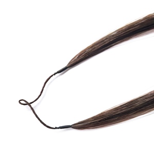 Nueva tendencia coreana, extensiones de cabello sin punta, cabello <span class=keywords><strong>ondulado</strong></span> rizado virgen con cutícula alineada - Product Image 4
