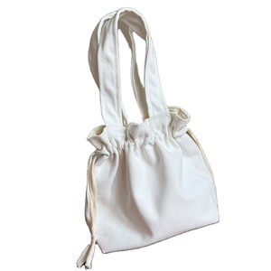 Wholesale Best-Selling Custom <b>Canvas</b> Handle Shoulder <b>Bag</b> Fashionable Cotton <b>Drawstring</b> Gift <b>Bag</b> - Product Image 1