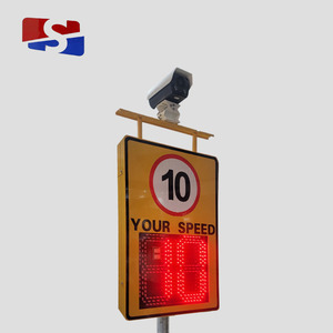 Señal de Radar de Velocidad Solar Portátil <span class=keywords><strong>con</strong></span> Pantalla LED, Construcción Metálica, Cámara de Advertencia Vial, Alta Intensidad Prismática - Product Image 5