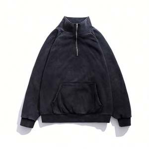 Veste zippée à col haut en polaire pour hommes pour le printemps 2025 Couleur unie - Product Image 1