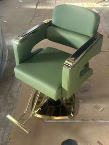 Silla de Peluquería Moderna y Sencilla para Cortar y Teñir el Cabello, para Peluquería, Barbería y Salón, Metálica, Plegable, para Uso Escolar y al Aire Libre - Product Image 4