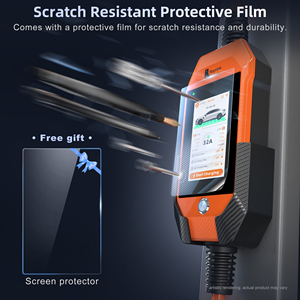 <span class=keywords><strong>Cargador</strong></span> Portátil para Vehículos Eléctricos Feyree de 7kw con Carga Rápida, WIFI, APP, Control Táctil Inteligente y Adaptador - Product Image 3
