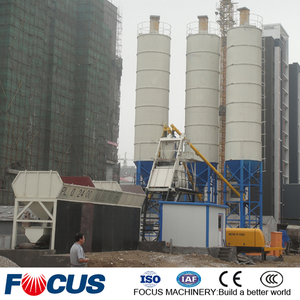 75m3/h Usine de ciment Asphalte prêt à l'emploi Station de mélange Pompe Moteur PLC Centrale à béton Fabrication Centrale à béton - Product Image 2