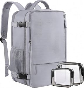 Échantillon Gratuit Grand Sac à Dos de Voyage pour Femmes, Sac à Dos Cabine, Sac à Dos Étanche pour Ordinateur Portable 17,4 Pouces, Sac de Sport et Scolaire - Product Image 3