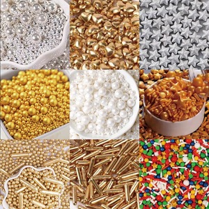 Bulk Edible Gold/Sliver <strong>Sugar</strong> Pearls Sprinkles Christmas <strong>Cake</strong> <strong>Decoration</strong> Supplies <strong>Sugar</strong> Sprinkles for <strong>Cake</strong> Decorating - Product Image 1
