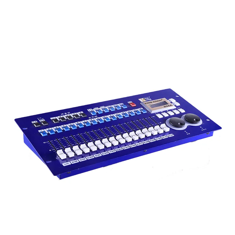 La migliore vendita di fabbrica di vendita calda luce di controllo musica ristorante Bar blu Dmx Console