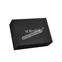 Boîtes cadeaux personnalisées, emballage VIP, boîte en carton pour sous-vêtements, boîte cadeau pliante magnétique, emballage noir, boîte d'expédition noire, petite boîte avec logo