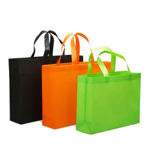 高品質のカスタマイズされた安いトレーディングショー不織布バッグ再利用可能なショッピング不織布トートバッグ