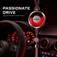 Diffuseur de parfum élégant TopOne pour intérieur de voiture, pendentif en alliage de cristal pour SUV et berlines de luxe, commande en gros