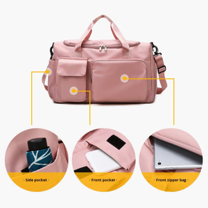 Custom Made Luxury Gym Tote <strong>Bag</strong> Designer Pink Medium Travel Duffel <strong>Bag</strong> <strong>Sport</strong> Sling Shoulder Gym Sack <strong>Bag</strong> Pack <strong>for</strong> <strong>Men</strong> Women - Product Image 3