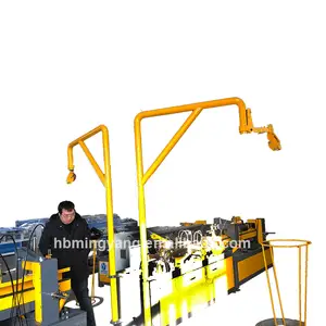 Professional factory chain link fence machine two wires compacted roll