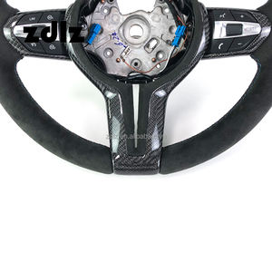 MP V2 Volant en cuir suédé en fibre de carbone pour <span class=keywords><strong>BMW</strong></span> M5 M6 F10 F12 F13 F06 F30 F80 <span class=keywords><strong>M</strong></span> <span class=keywords><strong>Sport</strong></span> (<span class=keywords><strong>bleu</strong></span>) - Product Image 3