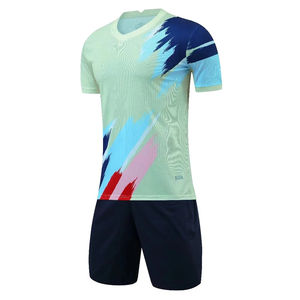 2024印花夏季奢华运动服定制2件t恤短裤套装穿足球制服套装 - Product Image 6