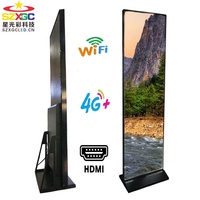 Espejo portátil Señal LED económica P1.86 P2 P2.5 P3 Publicidad LED inteligente digital Pantalla WiFi 4G Pantalla de póster LED programable