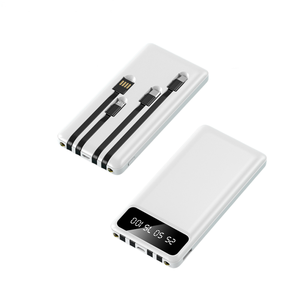 พาวเวอร์แบงค์แบบพกพา รุ่นใหม่ ขายดี ชาร์จได้ 4 in 1 สายในตัว ความจุ 10000mAh และ 20000mAh - Product Image 2