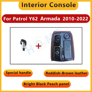 Panel de Instrumentos Digital Android 12 con CarPlay Inalámbrico y Consola Interior Decorada con Manijas y Paneles para Nissan Patrol Y62 Armada - Product Image 6