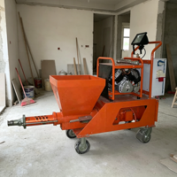 Machine à projeter du mortier électrique haute performance, pulvérisation uniforme et forte adhérence pour les travaux de plâtrage mural