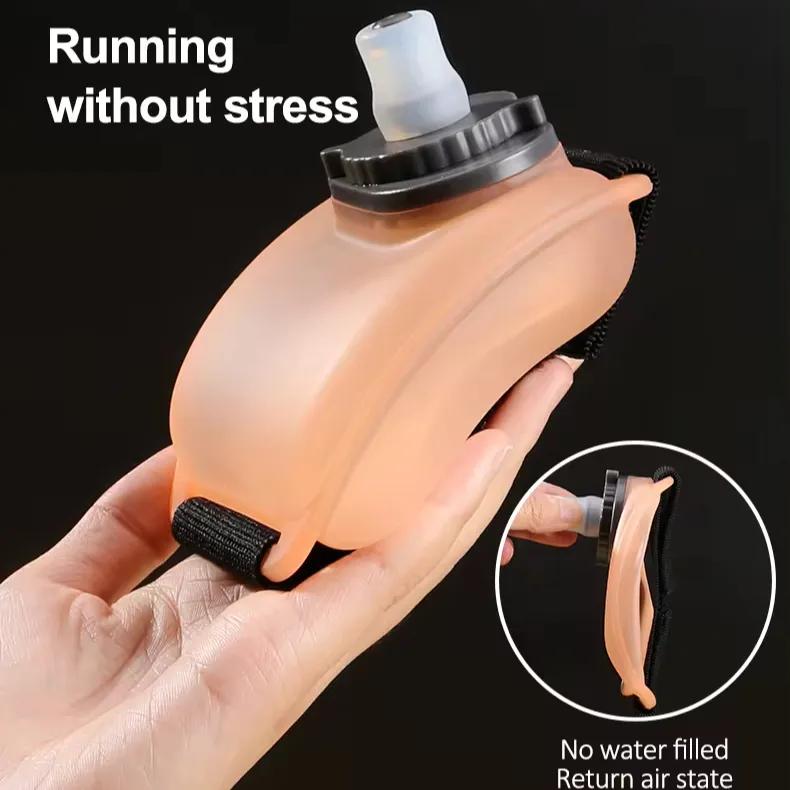 Hot Selling New Trending Product Ideas 2024 Silicone Travel Gym Sports Drink Bicycle Foldable Collapsible Water Bottle