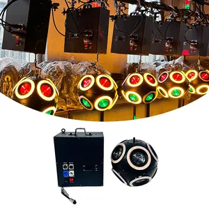 Dazzling Football RGBW 4in1 LED Sphere Kinetic Light System Beam With Auxiliary Golden Light For Event DJ Stage Lighting