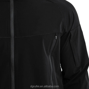 Custom logo Design Rain Windbreaker Full Zip up <strong>Jacket</strong> Nylon <strong>Soft</strong> <strong>Shell</strong> Waterproof Woven Training Outdoor Men's Sports <strong>Jacket</strong> - Product Image 4