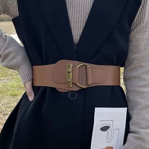 <span class=keywords><strong>Ceinture</strong></span> de <span class=keywords><strong>Taille</strong></span> en Cuir PU pour Femme, Vintage, Décontractée et Chic, pour Robe, Manteau Noir, avec Boucle en Métal, <span class=keywords><strong>Ceinture</strong></span> en Cuir Style Vintage - Product Image 3