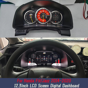 ชุดหน้าปัดดิจิตอลอัพเกรดใหม่สำหรับรถยนต์ฮอนด้า ฟิต แจ๊ส ปี 2014-2020 จอ LCD แสดงความเร็ว ระบบ LINUX - Product Image 6
