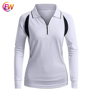 2025 EW, venta al por mayor, camisetas ecuestres de Color blanco de manga corta personalizadas, camisetas de equitación para mujer - Product Image 5