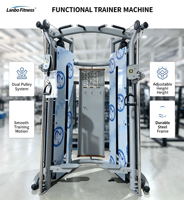 Appareil de musculation fonctionnel professionnel à double câble réglable, en acier inoxydable, pour entraînement complet du corps