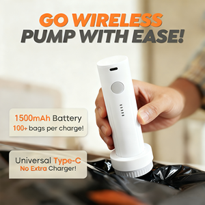 Bolsa de <span class=keywords><strong>Almacenamiento</strong></span> al Vacío G-Compression para Ropa de Viaje - Bomba Eléctrica Recargable, Material PE, Capacidad de 200 ml, Multifunción - Product Image 6