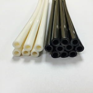 Tube rigide en plastique Hytrel, tube rond creux noir et blanc pour le transfert de fluides et les raccords industriels - Product Image 1