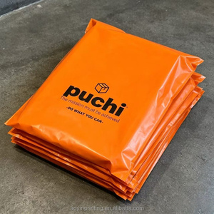 Sac d'expédition express auto-adhésif <span class=keywords><strong>orange</strong></span> avec logo personnalisé pour vêtements de sport, t-shirts, sac d'expédition express en polyéthylène - Product Image 4